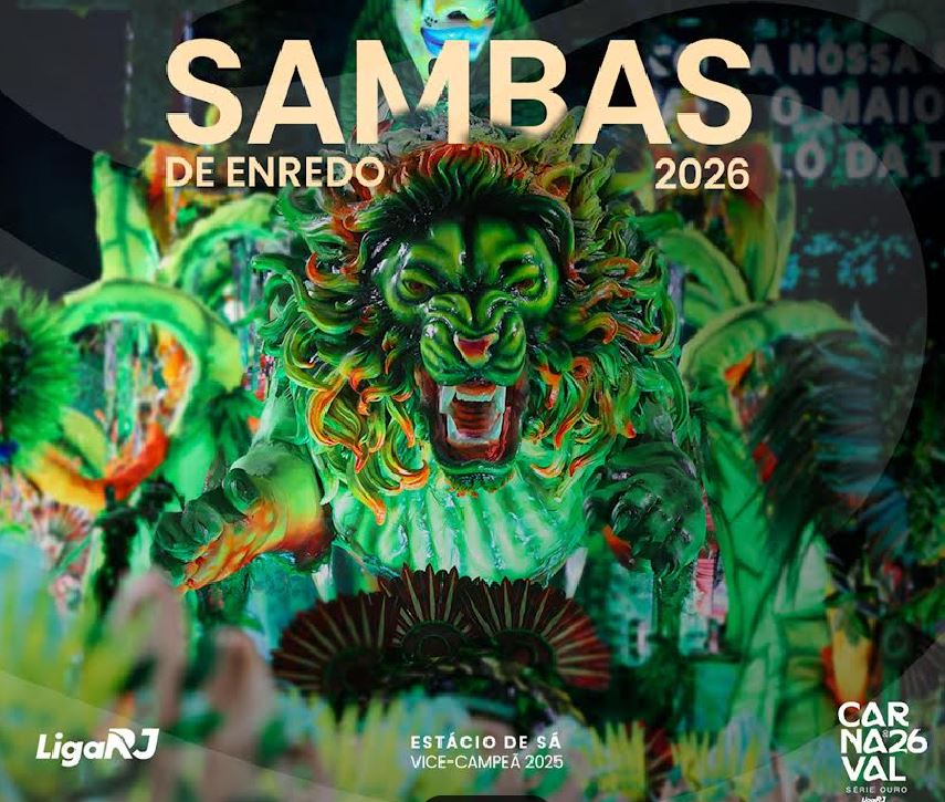 Liga RJ inicia lançamento dos sambas-enredo da Série Ouro 2026 na segunda-feira (10)