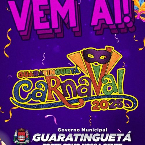 Carnaval 2025 em Guaratinguetá programação