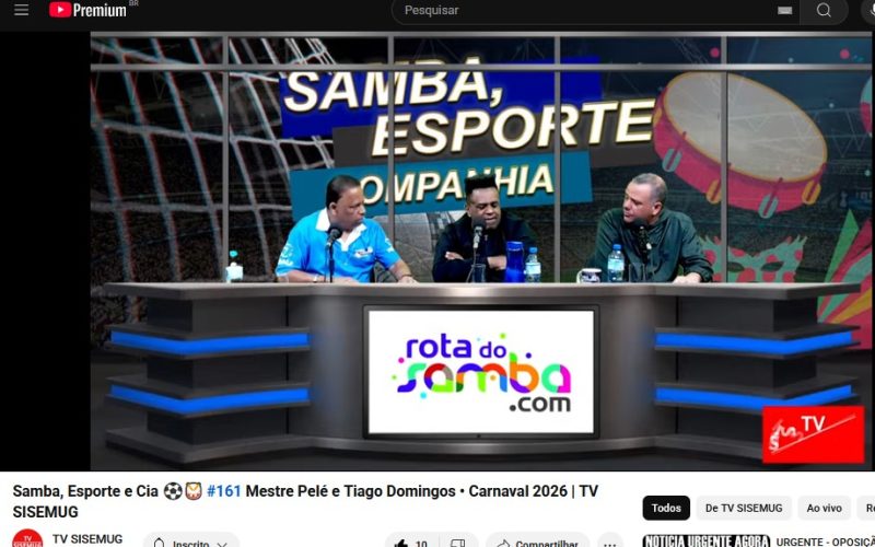 Site RotadoSamba tem um novo parceiro, o Programa Samba, Esporte e Cia. Confira!