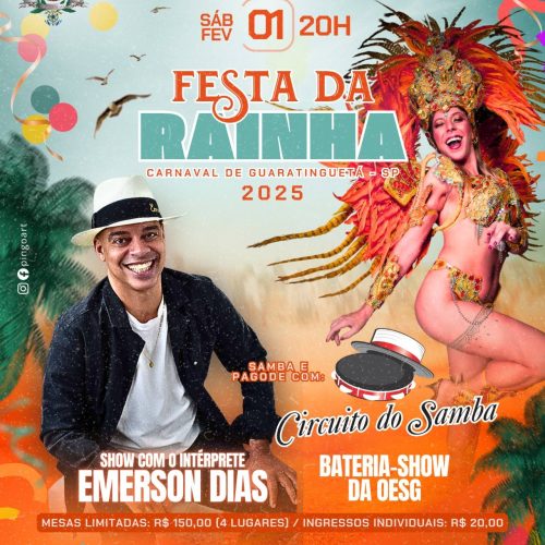 Festa da escolha da Rainha do carnaval 202