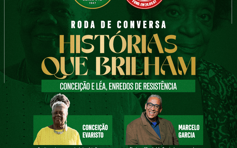 Império Serrano promove encontro sobre Conceição Evaristo e Léa Garcia, sábado (16), na Casa Carnaval