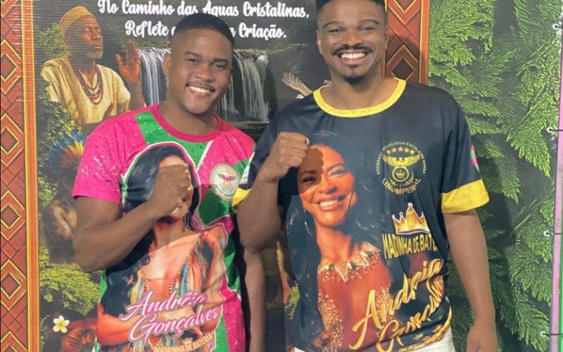 Mestres Thalyson Ben e Celsinho Frazão vão comandar a bateria da Lins Imperial no Carnaval 2026