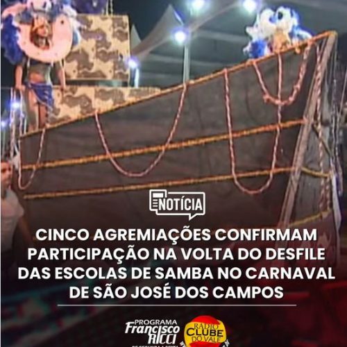 Depois de 13 anos as Escolas de Samba de São José dos Campos voltam a desfilar
