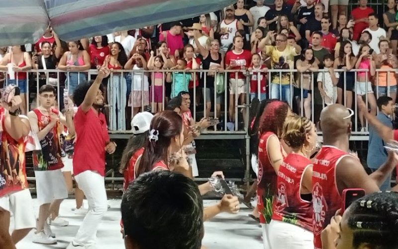 Embaixada do Morro – Ensaio técnico na avenida do Carnaval